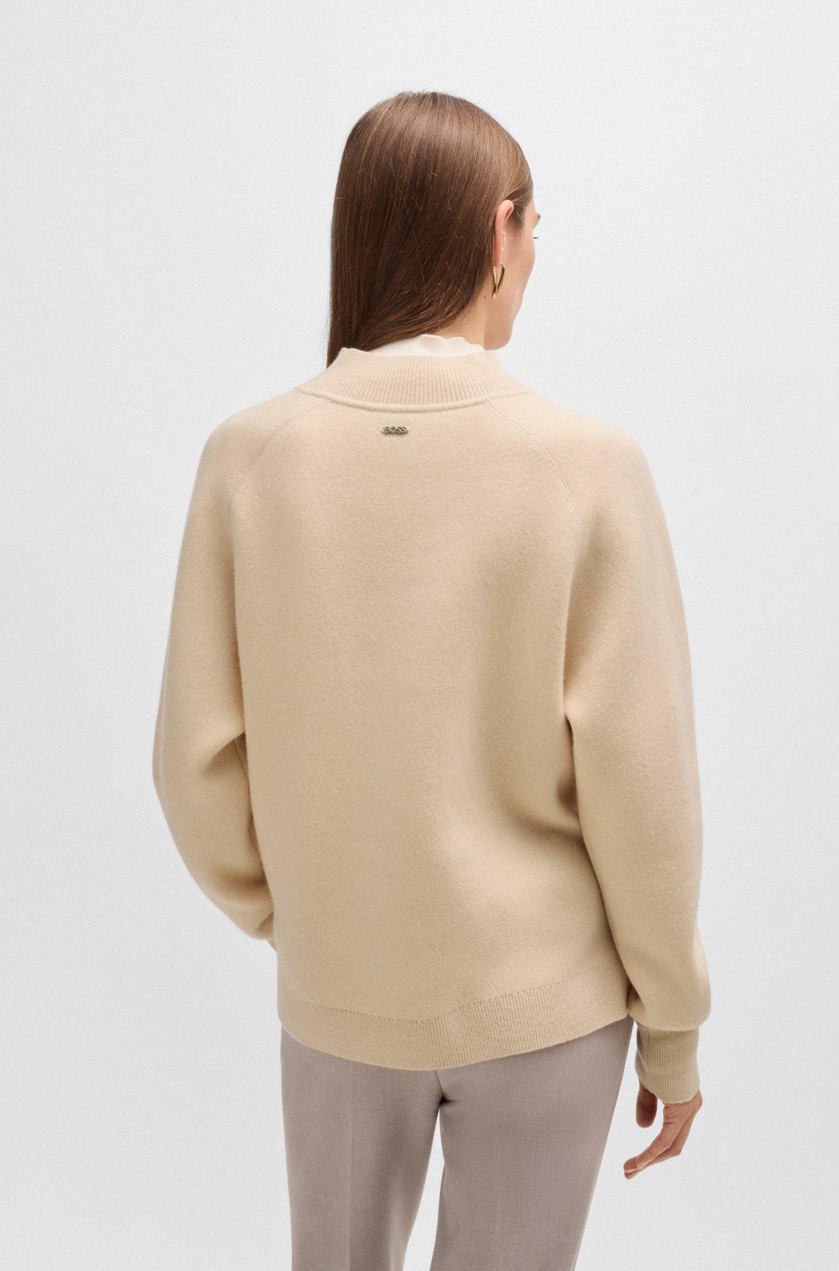 Knitted sweater in wool and cashmere Product Image