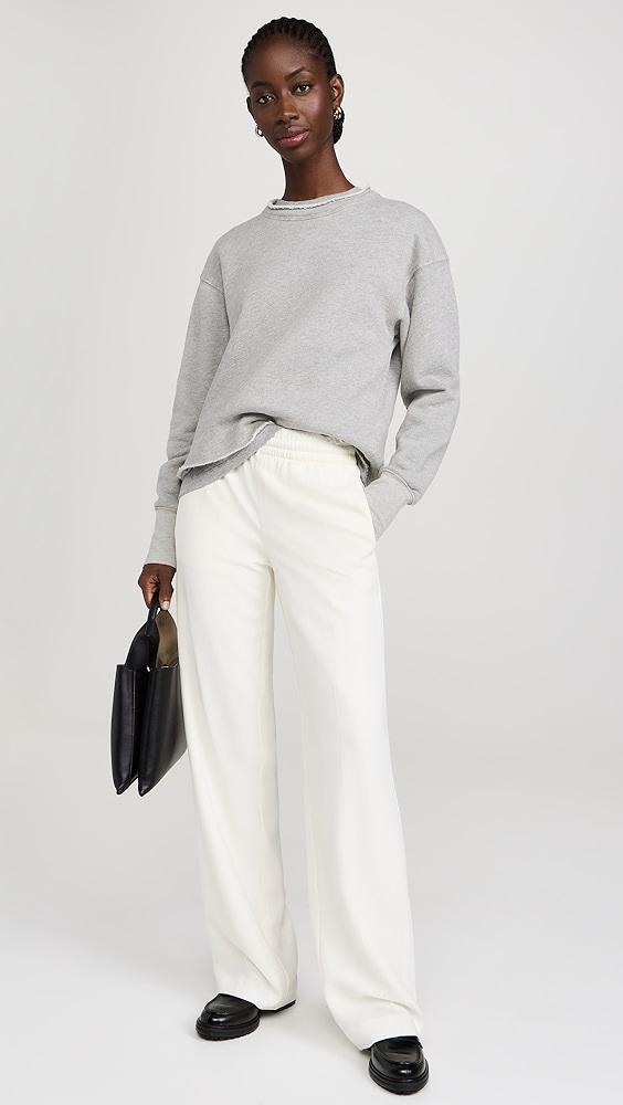 Les Tien Riley Crop Roll Neck Sweatshirt | Shopbop Product Image