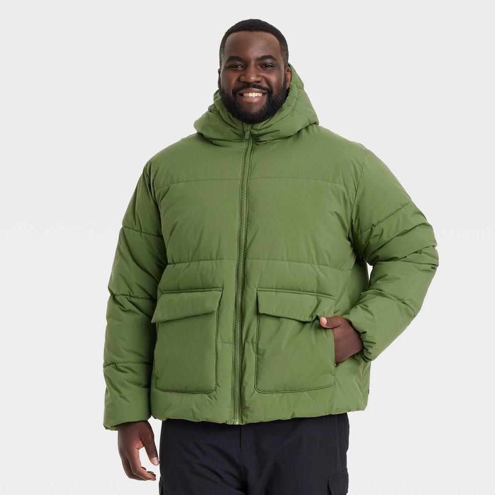 Mens Big Heavy Puffer Jacket - All In Motion 4XL Product Image