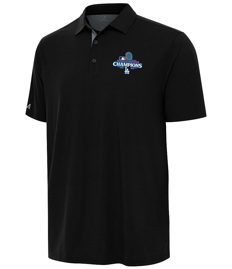 Antigua MLB Los Angeles Dodgers 2024 World Series Champions Era Short Sleeve Polo Shirt Product Image