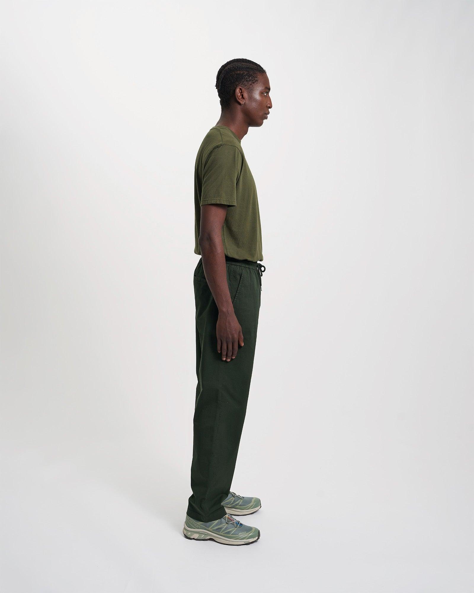 Organic Twill Pants - Pacific Blue Product Image