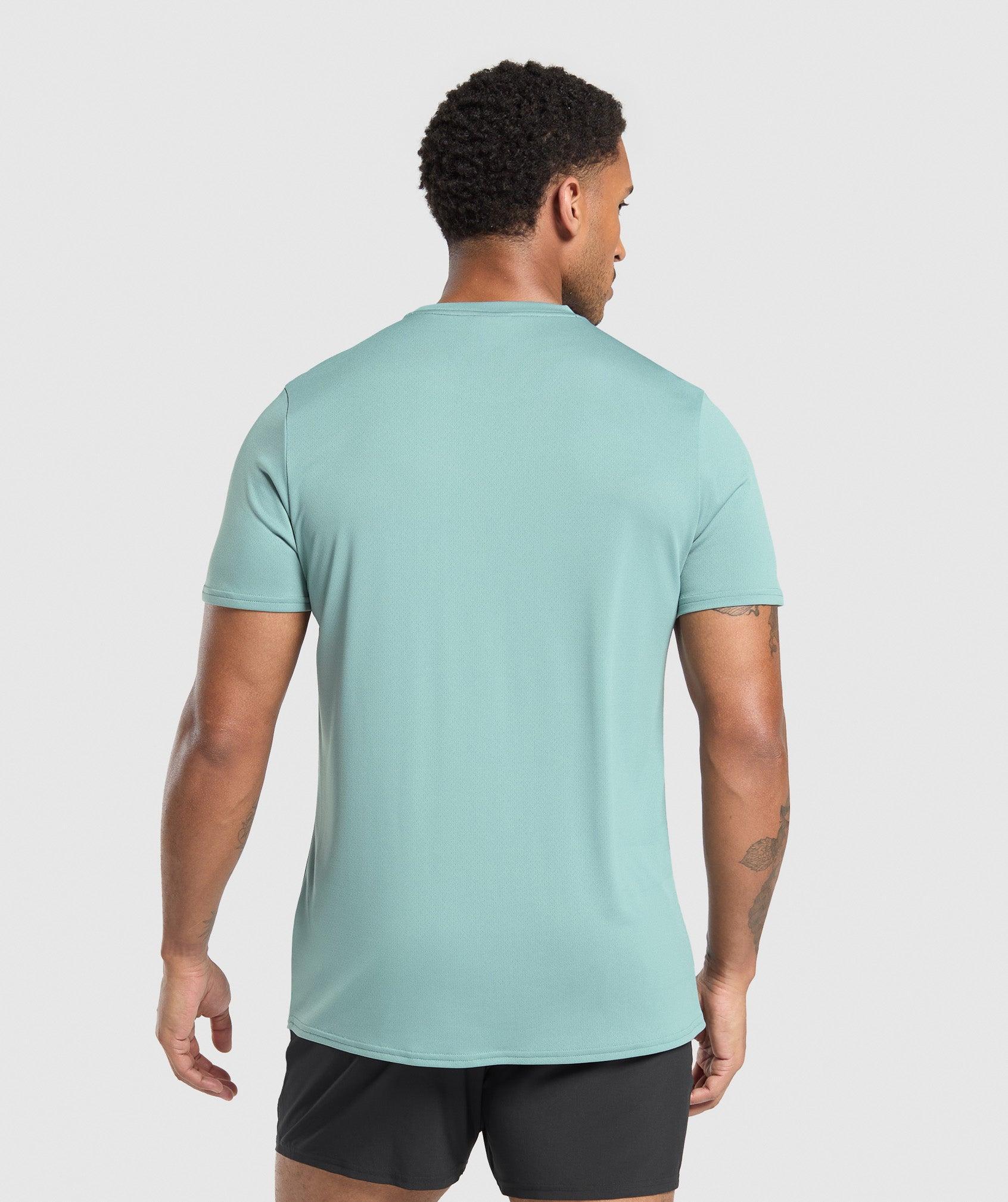 Gymshark Arrival Regular Fit T-Shirt - Celeste Blue Male Product Image