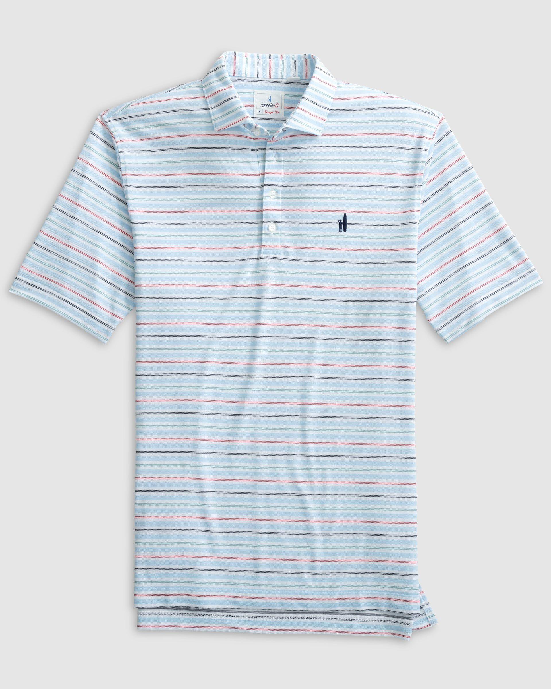 Performance Mesh Polo - Beaker Stripe Male Product Image