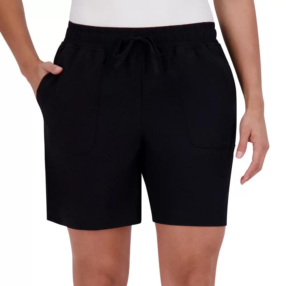 Women's ZeroXposur Mountain Stretch Ripstop 7-in. Pull-On Shorts, Size: Medium, Black Product Image