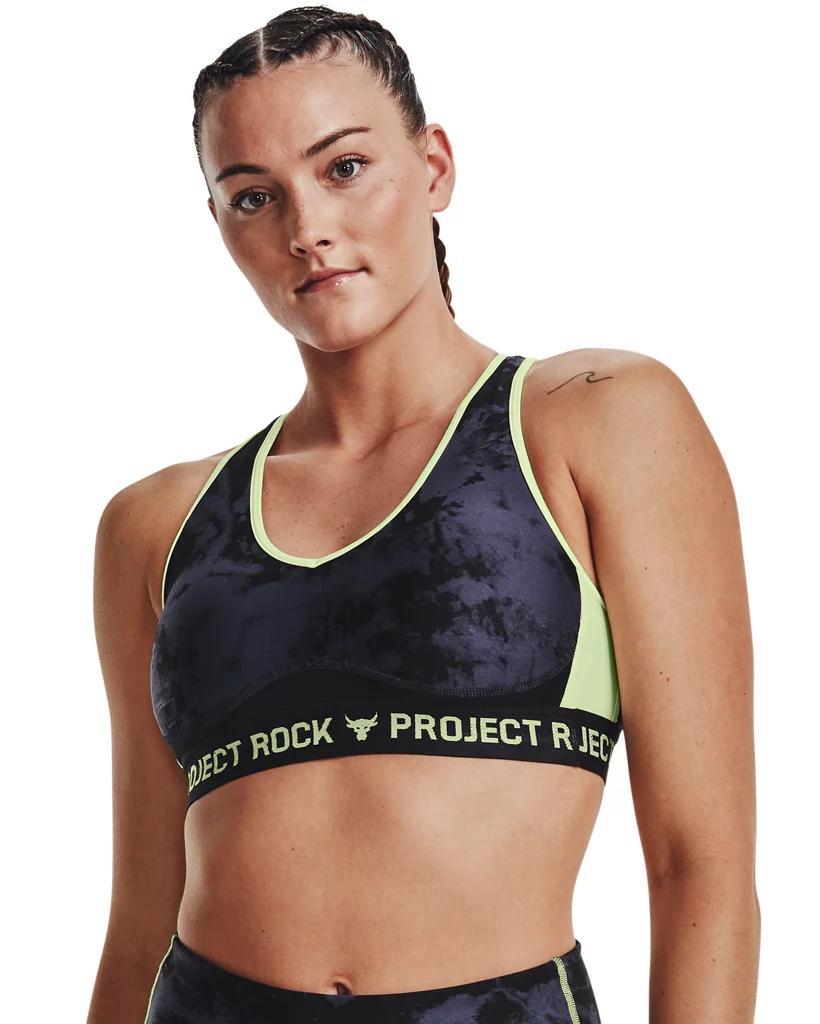 Women's Project Rock Crossback Printed Sports Bra Product Image