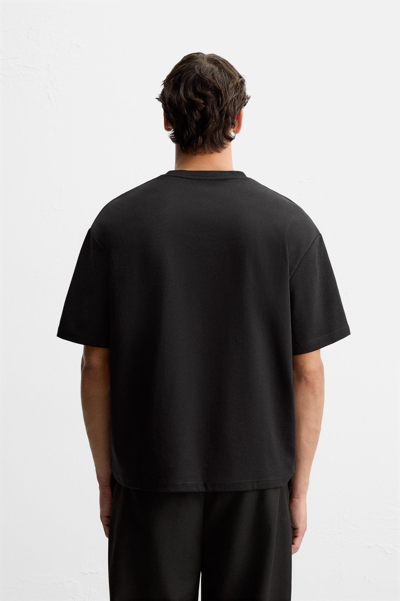 EMBROIDERED TEXT T-SHIRT Product Image