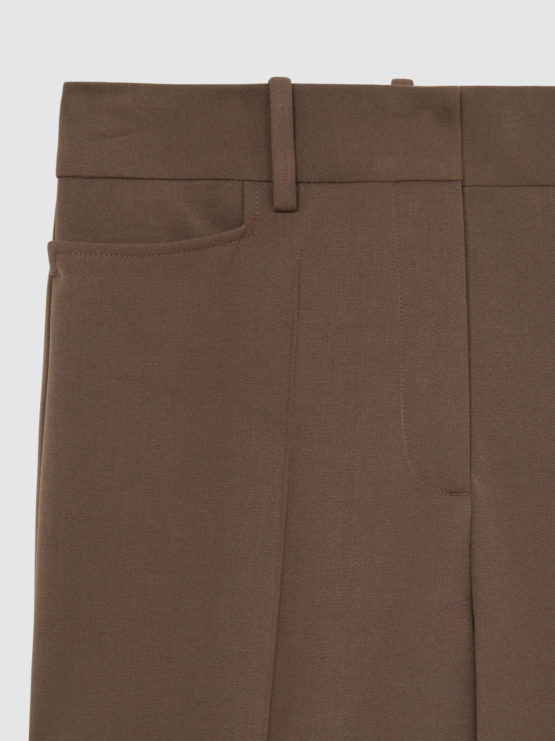 Petite Flared Suit Trousers in Mink Neutral Product Image