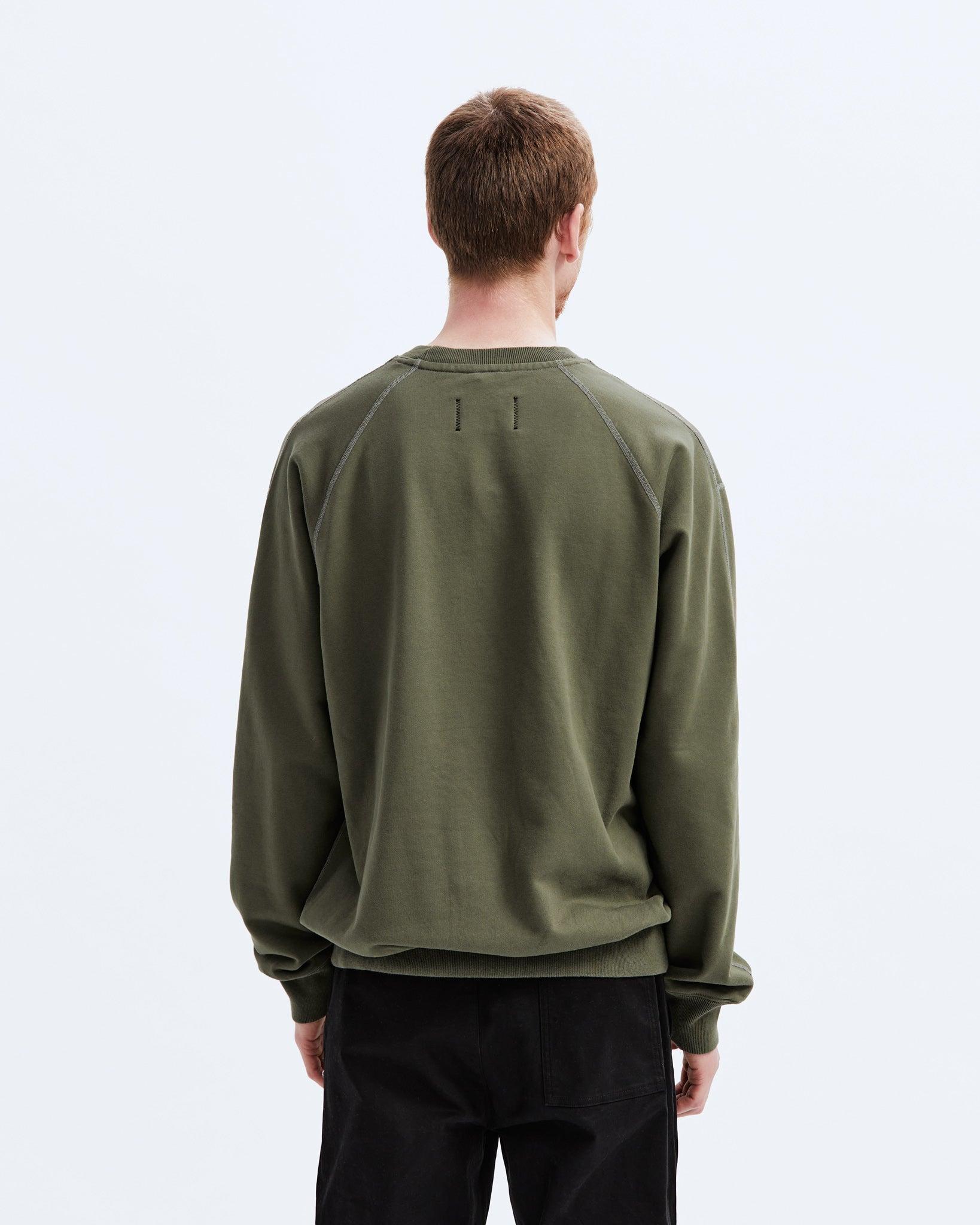 Midweight Terry Relaxed Crewneck - Vault Male Product Image