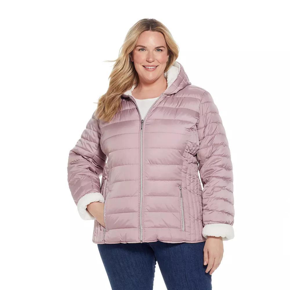Women's Weathercast Sherpa-Lined Puffer Jacket,  Product Image
