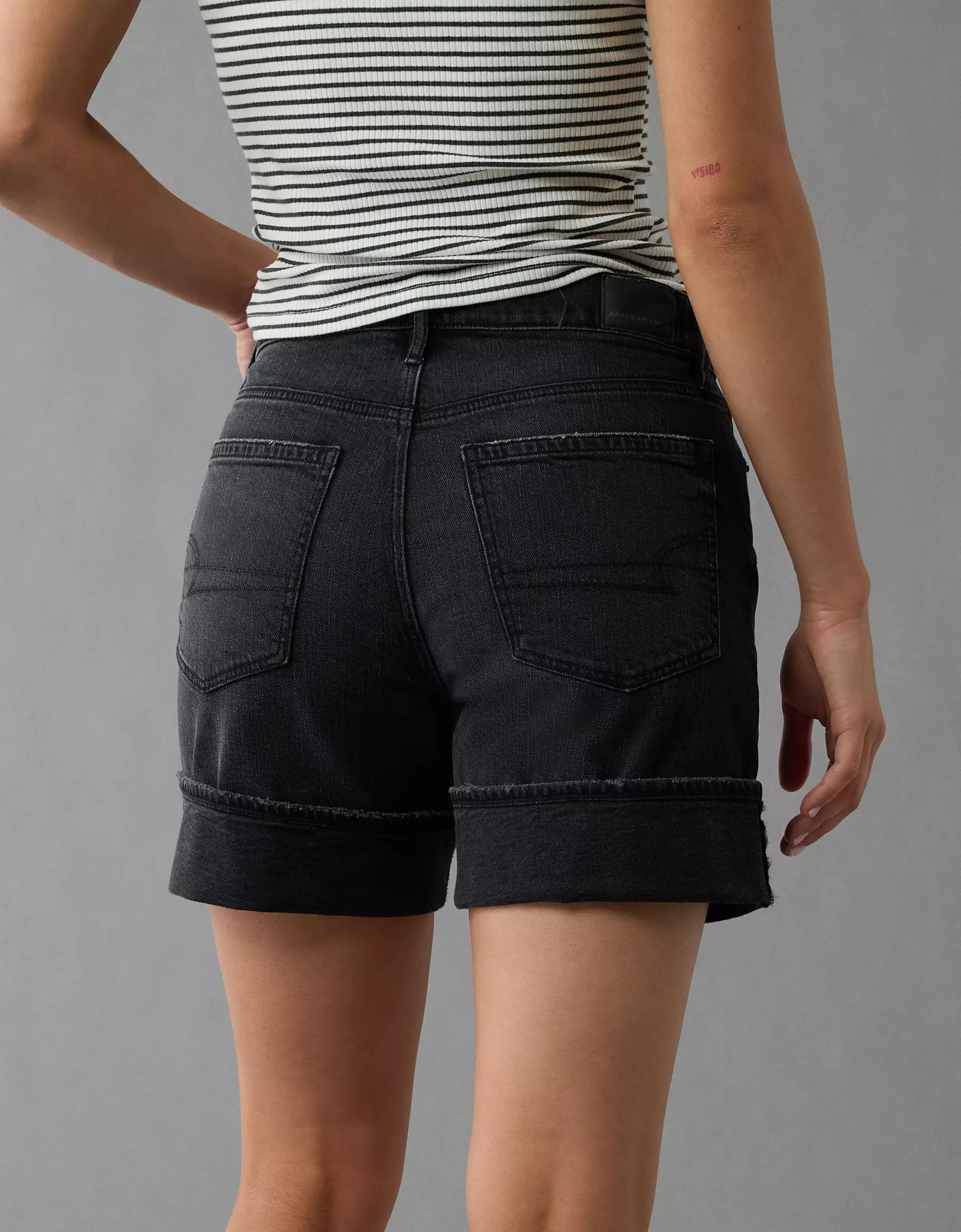 AE 6" Strigid Super High-Waisted Relaxed Denim Short Product Image