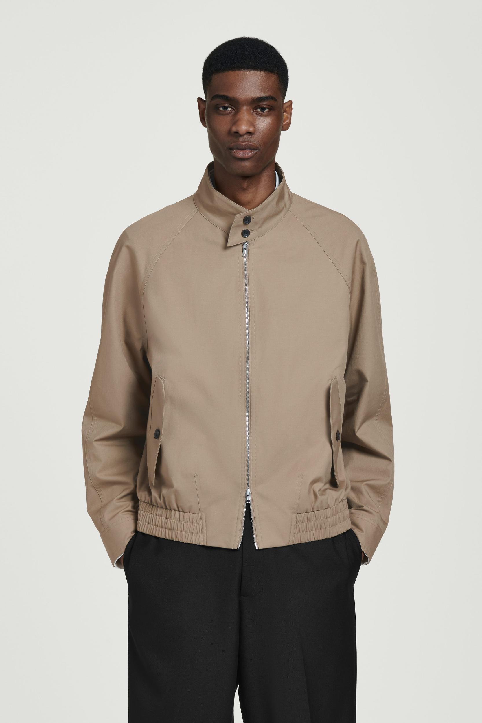 WATER-REPELLENT HARRINGTON JACKET Product Image