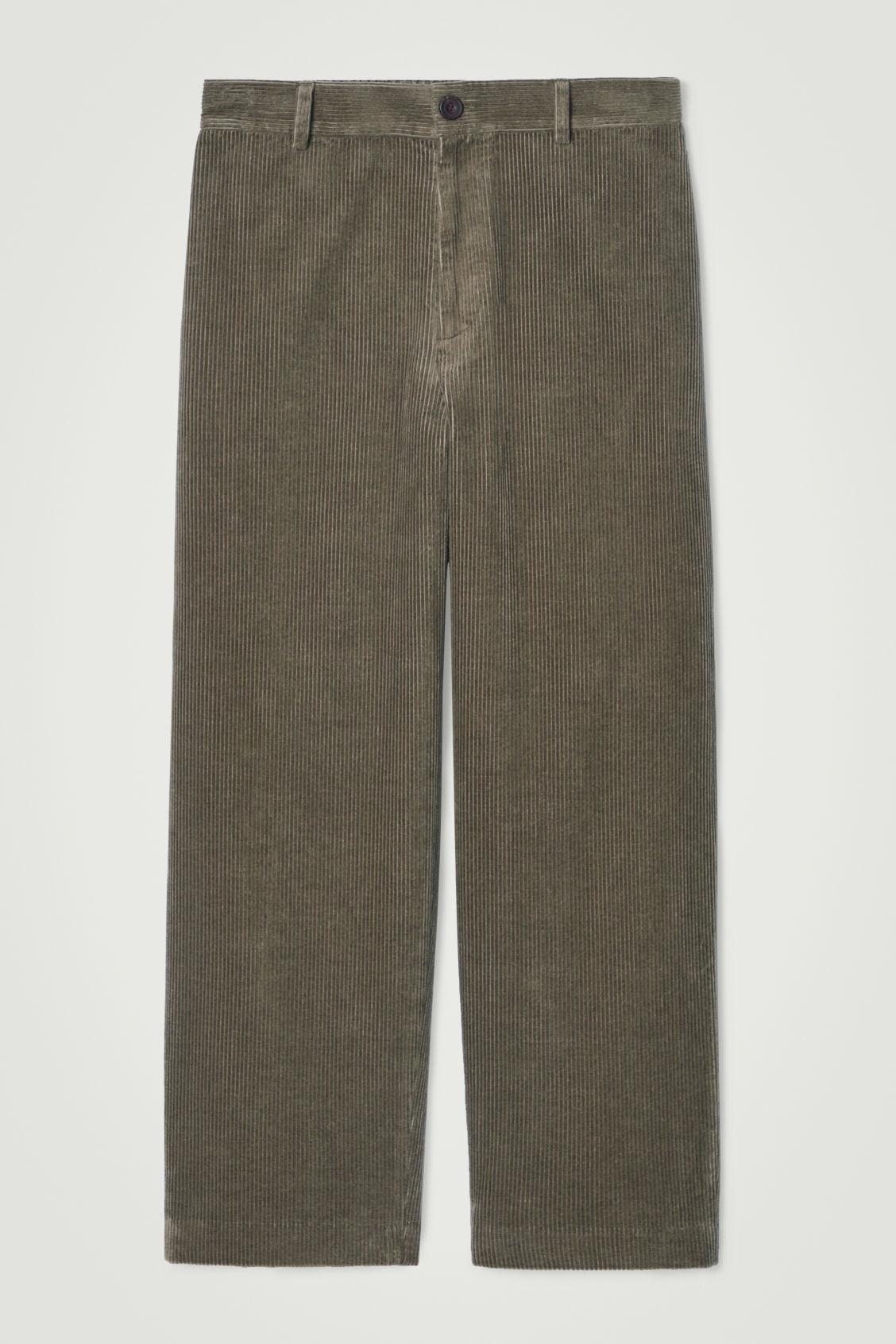 CORDUROY WIDE-LEG PANTS Product Image