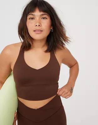 OFFLINE By Aerie Real Me Low Key Racerback Sports Bra Product Image