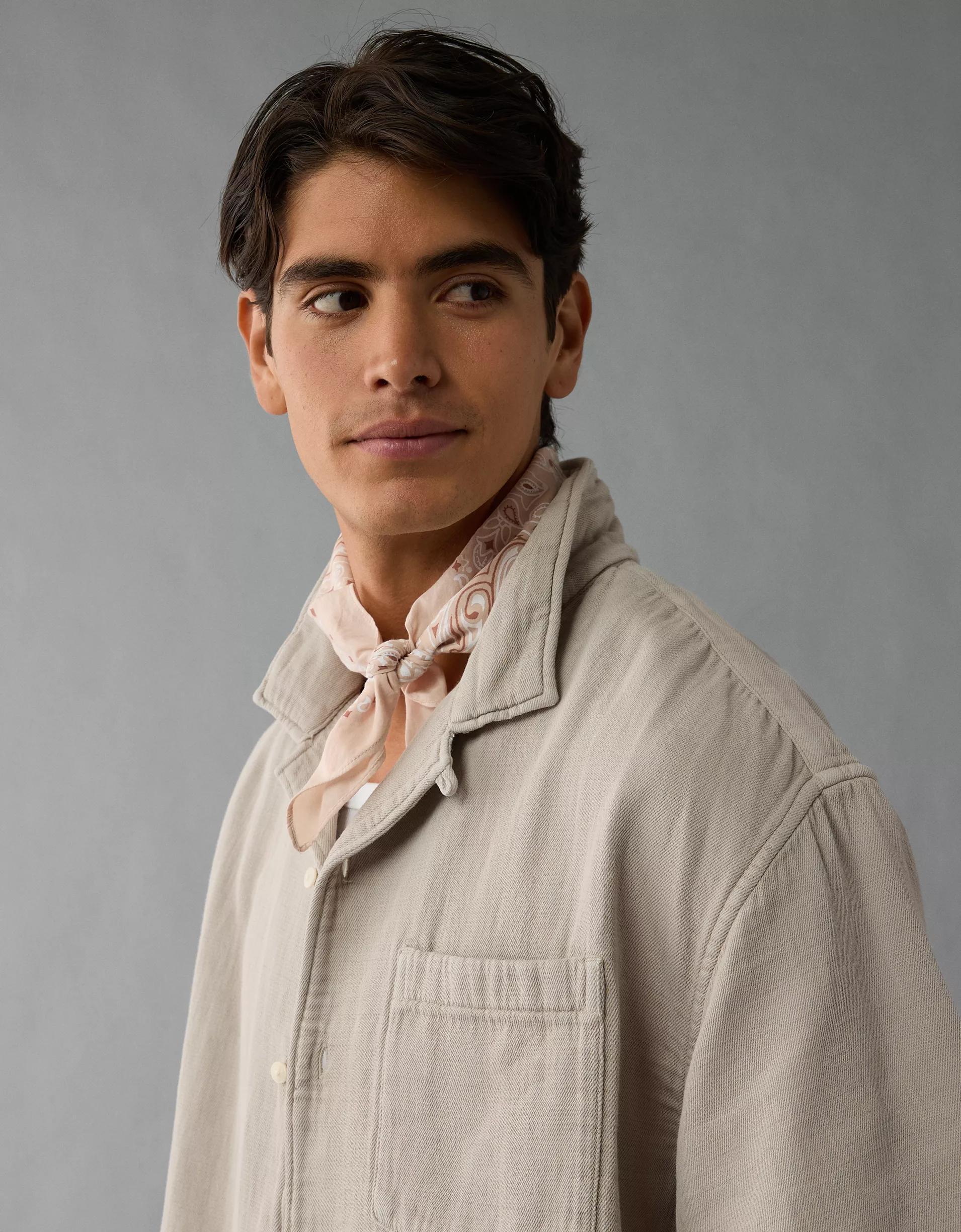 AE Poolside Button-Up Shirt Product Image