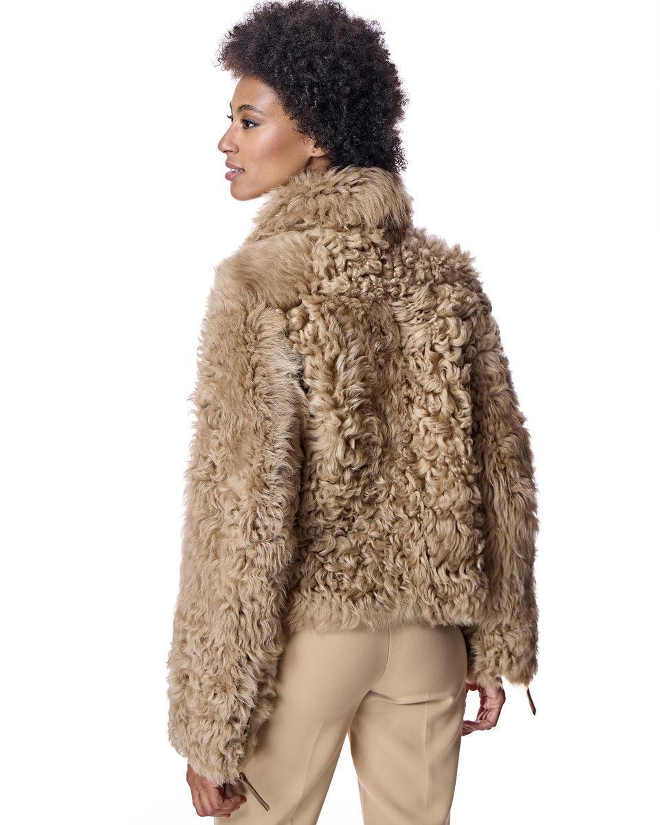 Reversible Curly Lamb Jacket Product Image