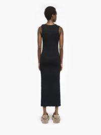 ANCHOR LOGO TWISTED STRAP DRESS in black | JW Anderson US  Product Image