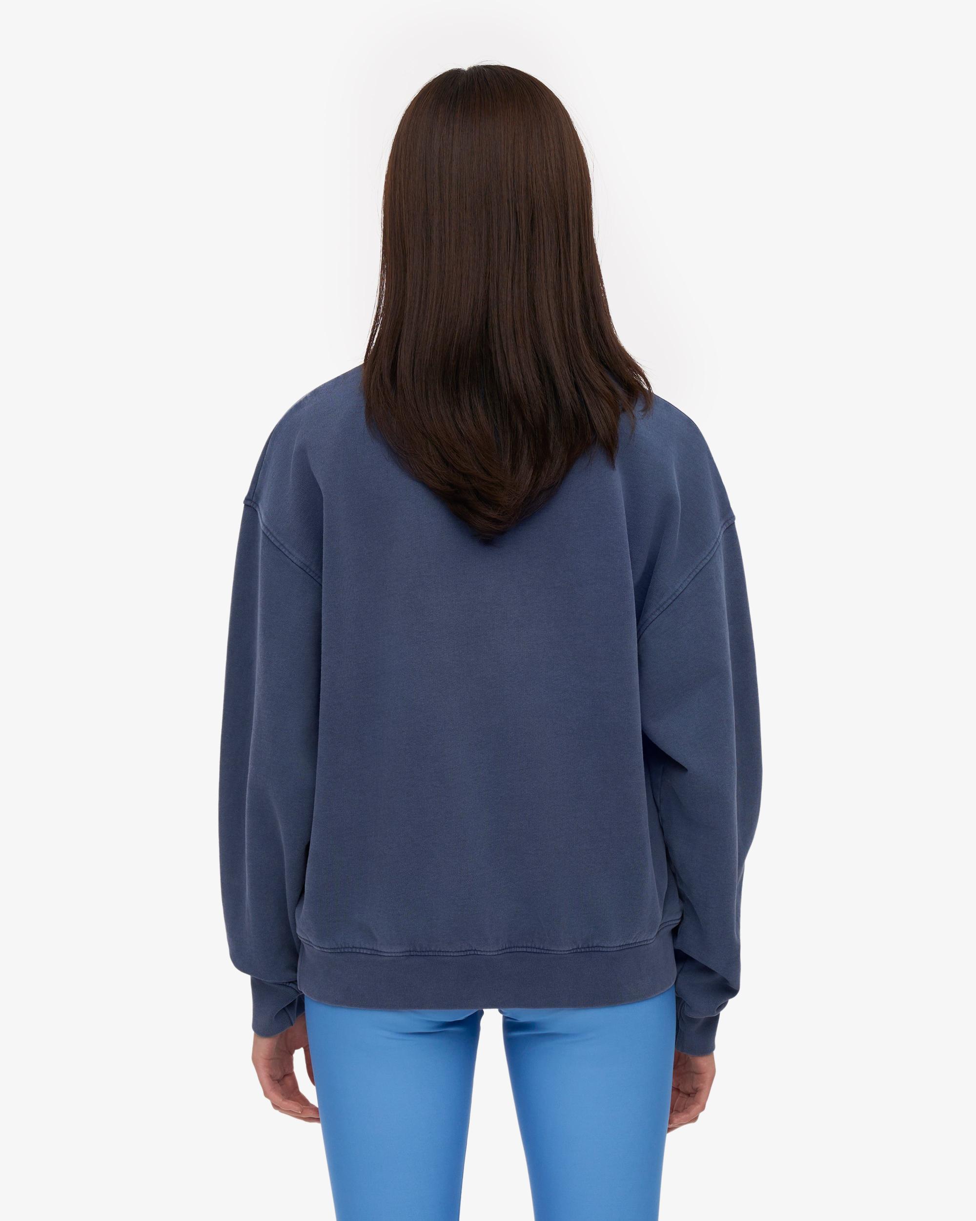 Organic Oversized Crew - Neptune Blue Product Image
