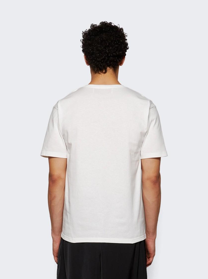 VALENTINO Mens Avorio Logo-print Crew-neck Cotton-jersey T-shirt Product Image