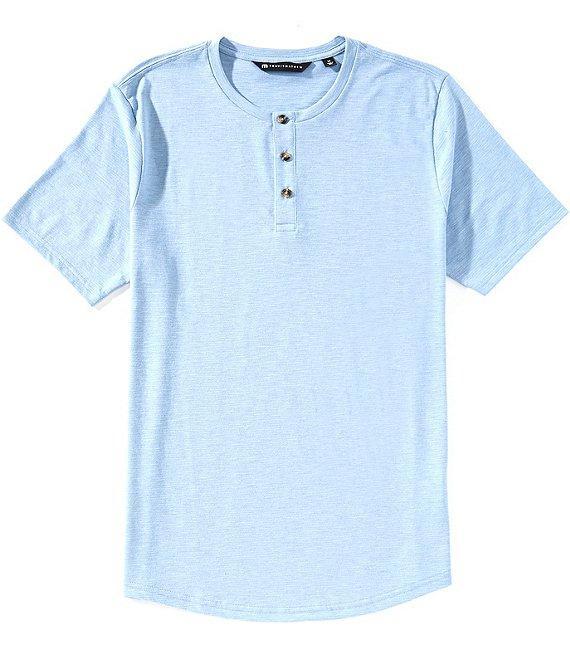 TravisMathew All Adrift Short Sleeve Henley Shirt Product Image