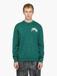 JWA CREW NECK SWEATER in green | JW Anderson US  Product Image