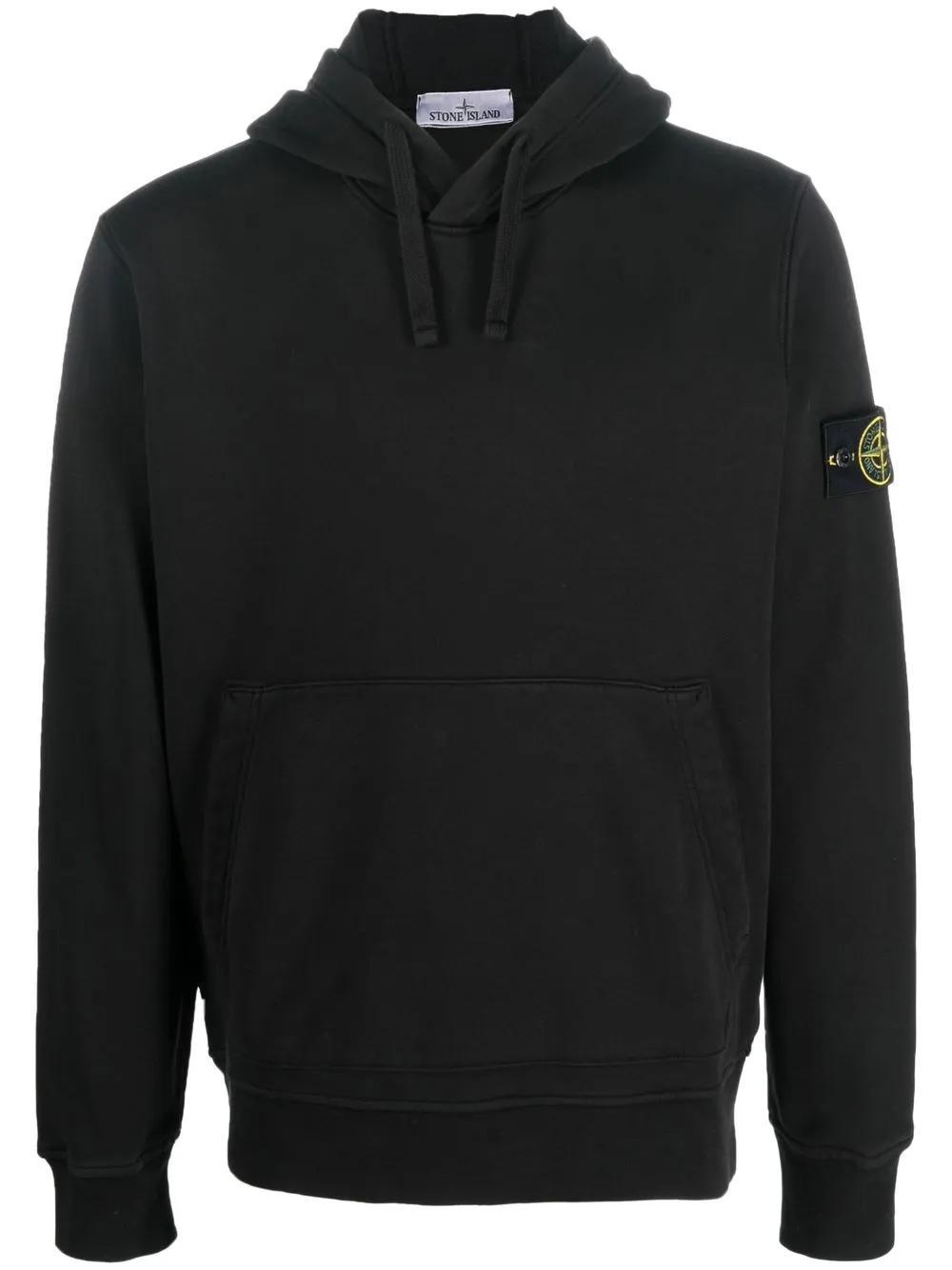 Compass-patch drawstring hoodie Product Image