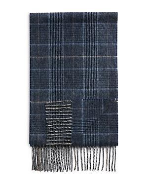 The Mens Store at Bloomingdales Windowpane Glen Plaid Oversized Cashmere Scarf - Exclusive Product Image