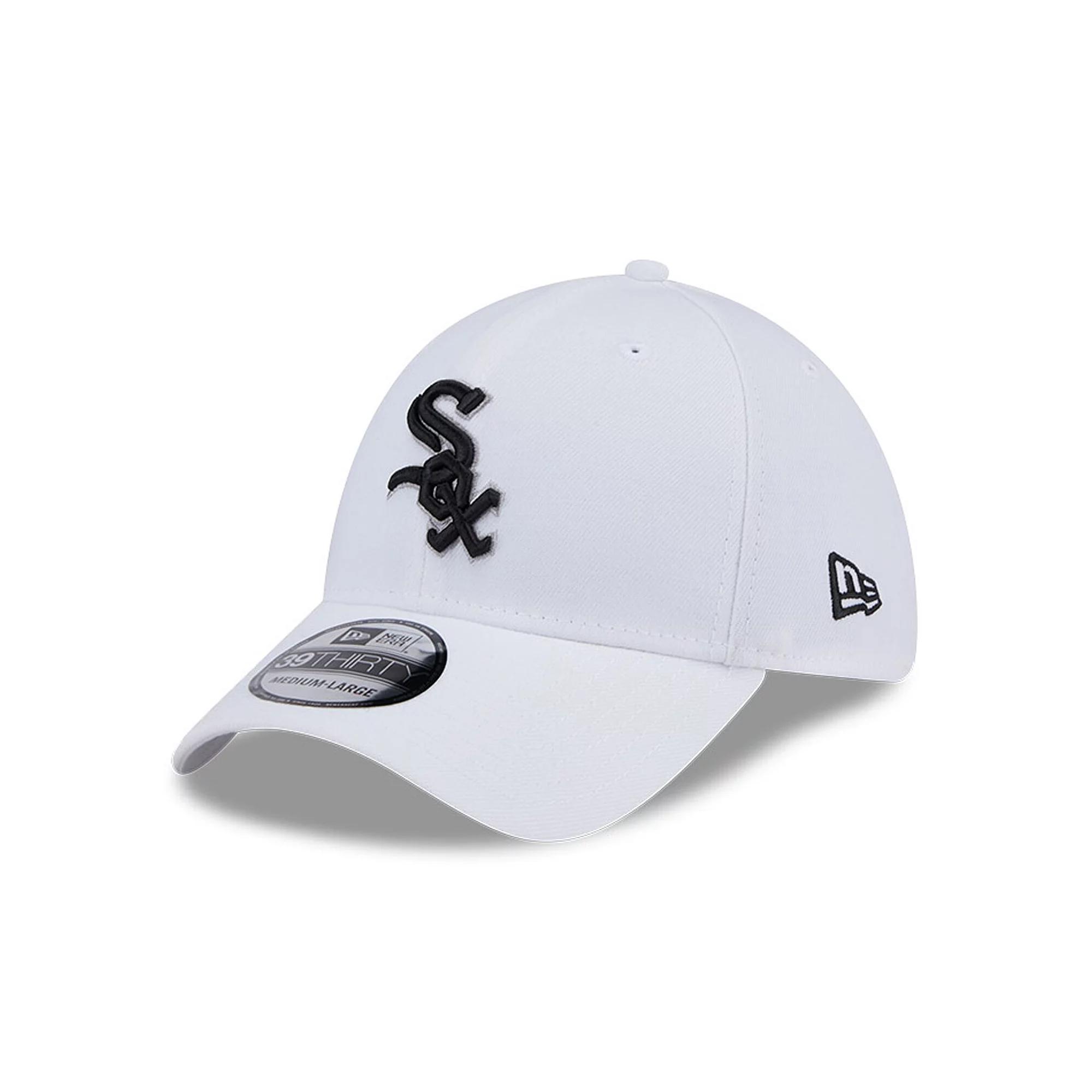 Men's New Era White Chicago White Sox Evergreen 39THIRTY Flex Hat, Size: Large/XL Product Image
