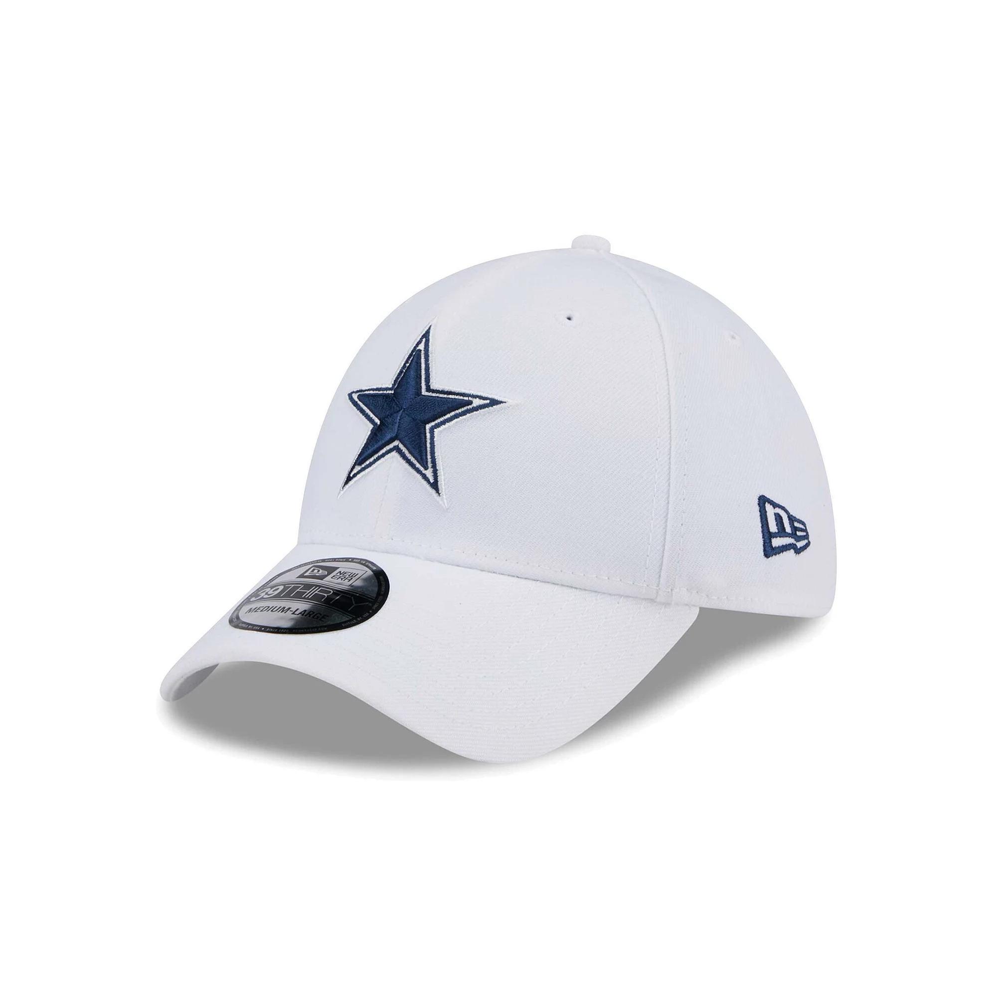 Men's New Era White Dallas Cowboys Main 39THIRTY Flex Hat, Size: Large/XL Product Image