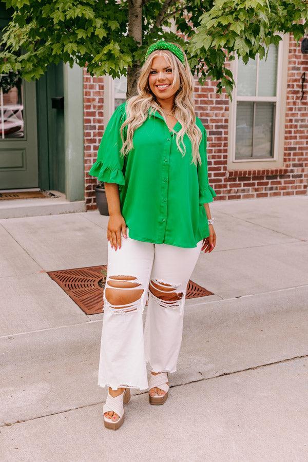 In Need Of Vino Button Up Curves Product Image