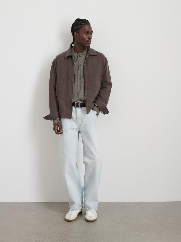 Sam Jacket In Cotton Linen Product Image