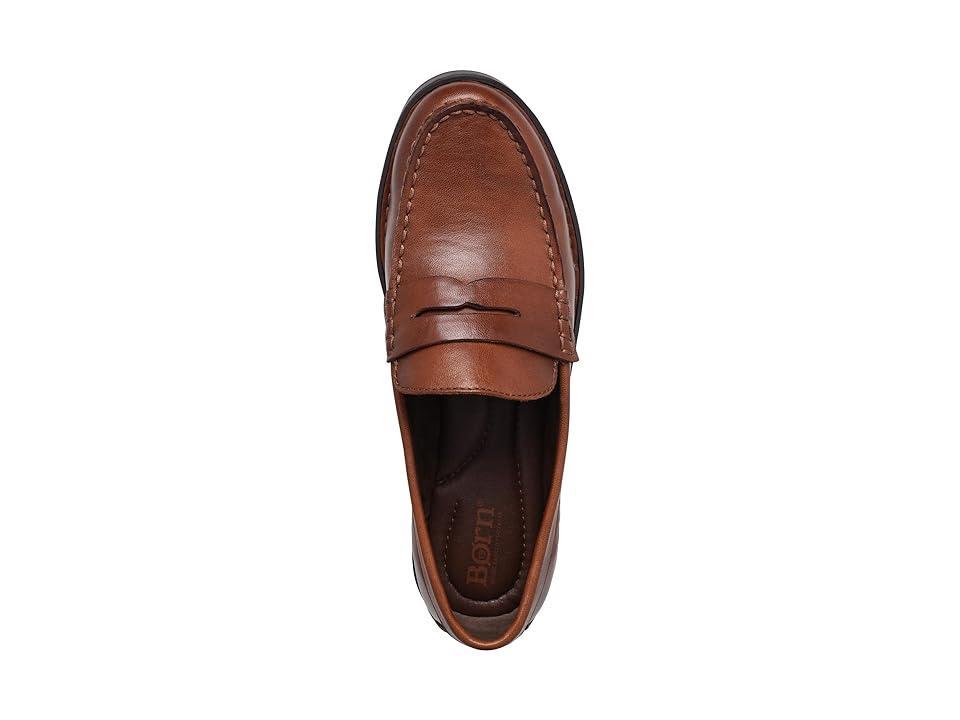 Born Carrera Leather Lug Sole Platform Penny Loafers Product Image