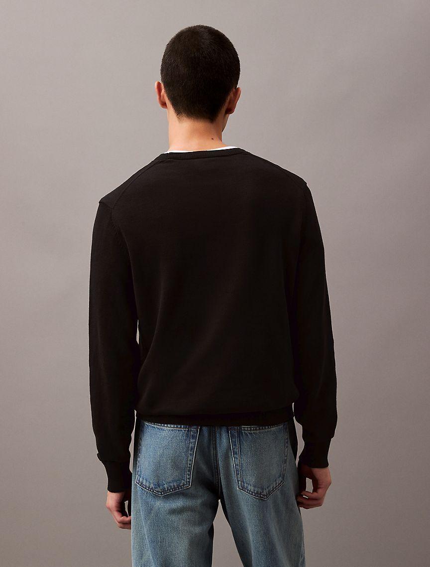 Smooth Cotton Sweater Product Image