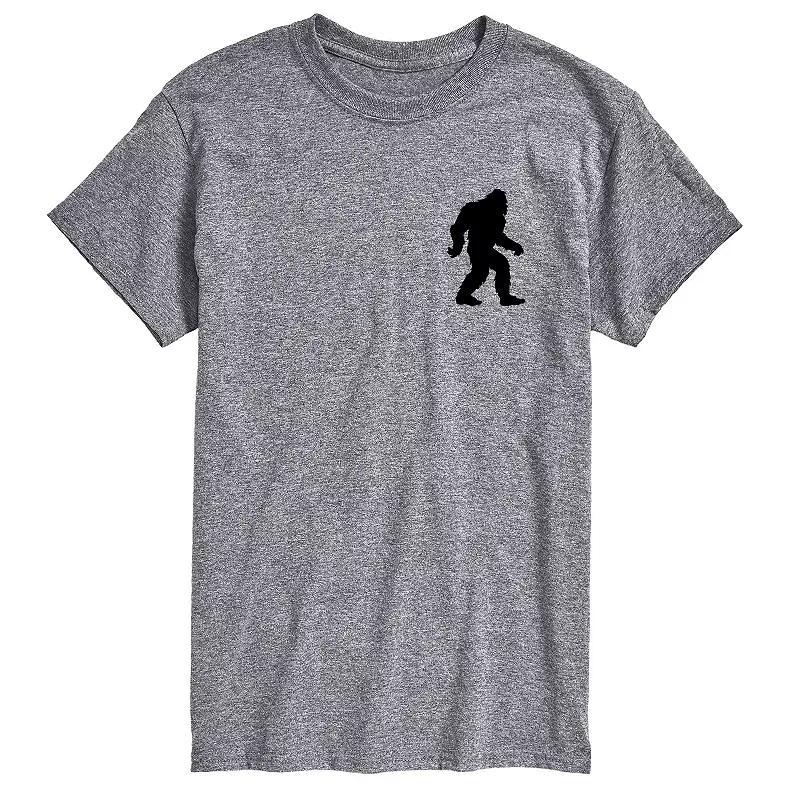 Big & Tall Sasquatch Silhouette Graphic Tee, Mens Product Image