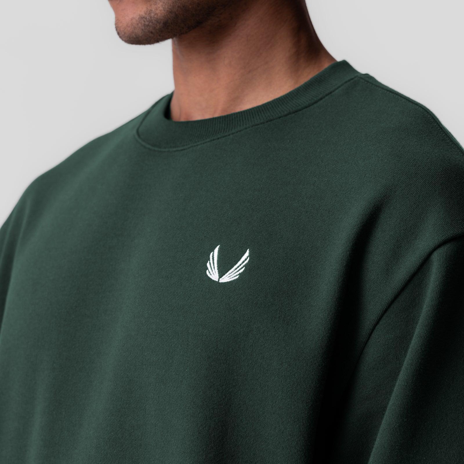 Midweight Terry Slim Crewneck - Vault Male Product Image