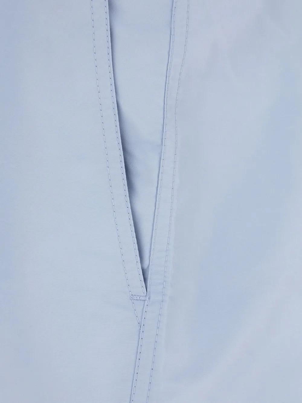 BRUNELLO CUCINELLI Logo-embroidered Swim Shorts In Blue Product Image