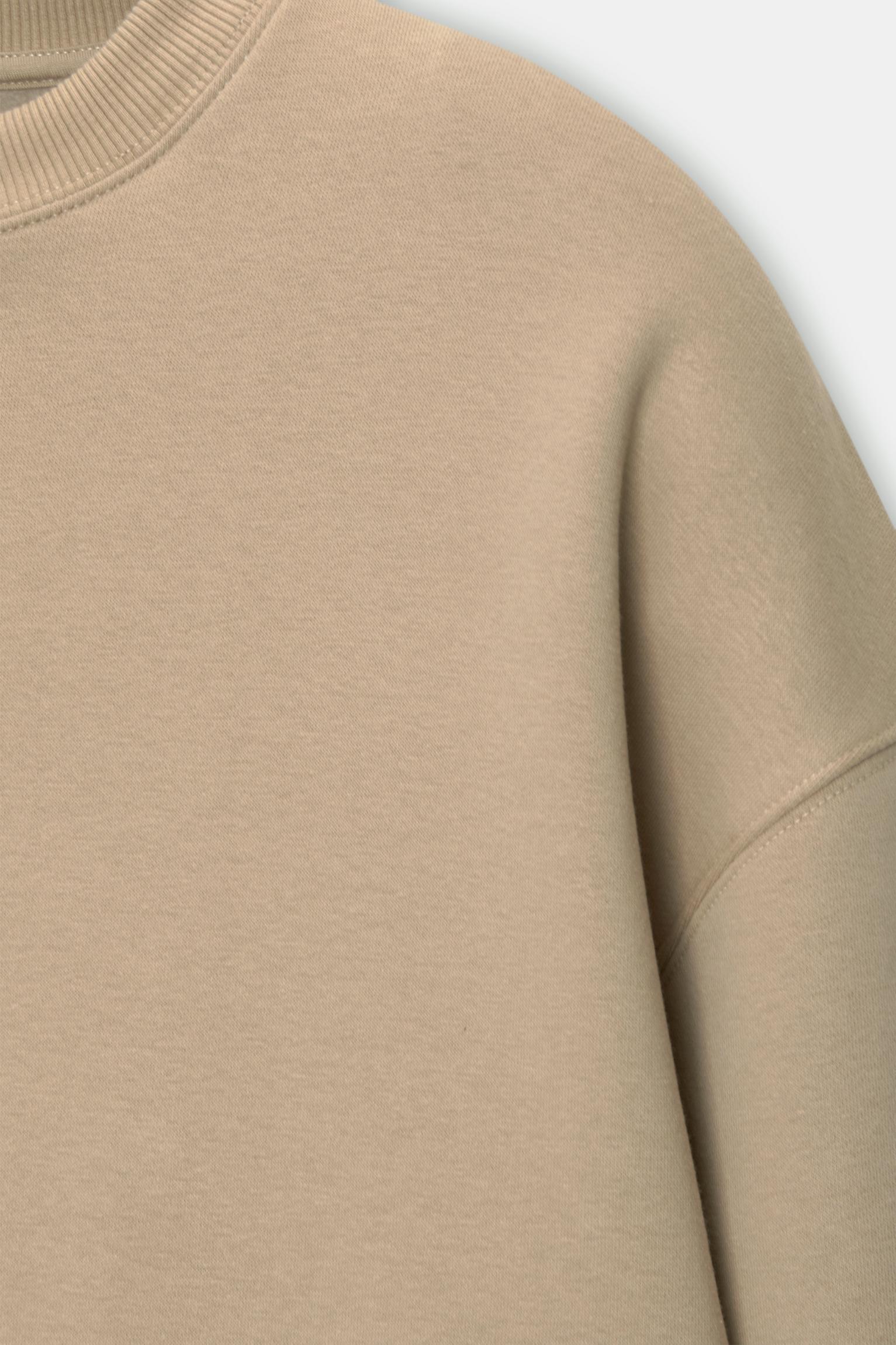 Basic crew neck sweatshirt Product Image
