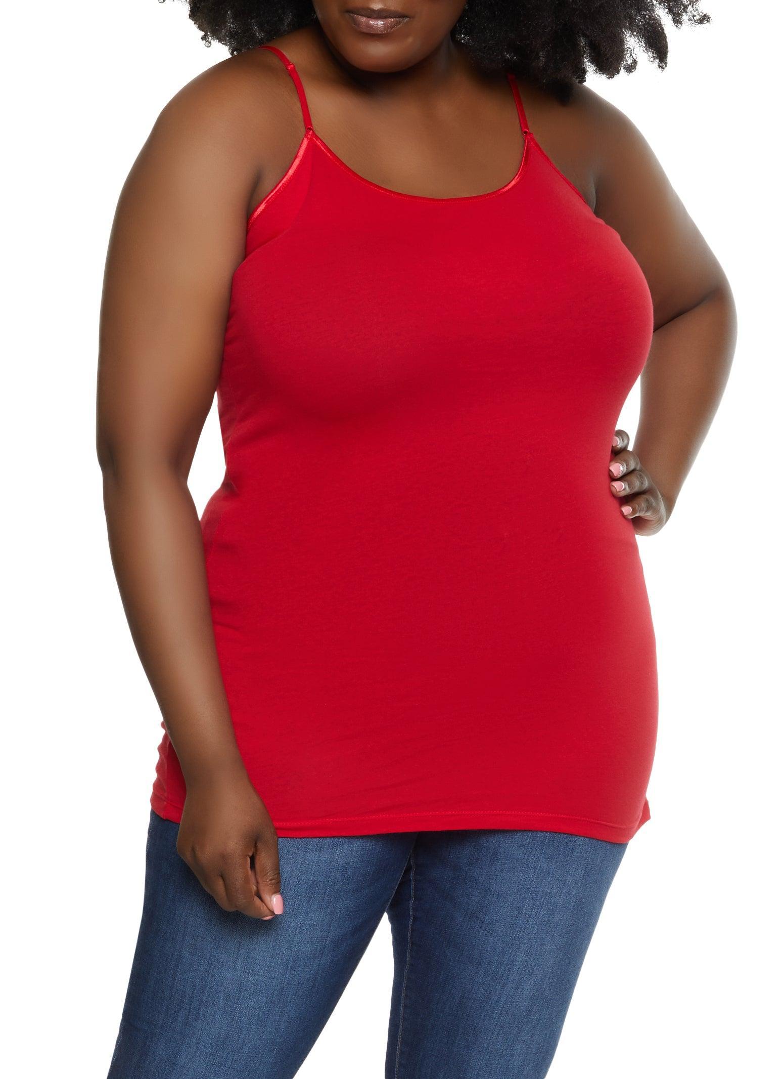 Womens Plus Size Basic Solid Cami Product Image
