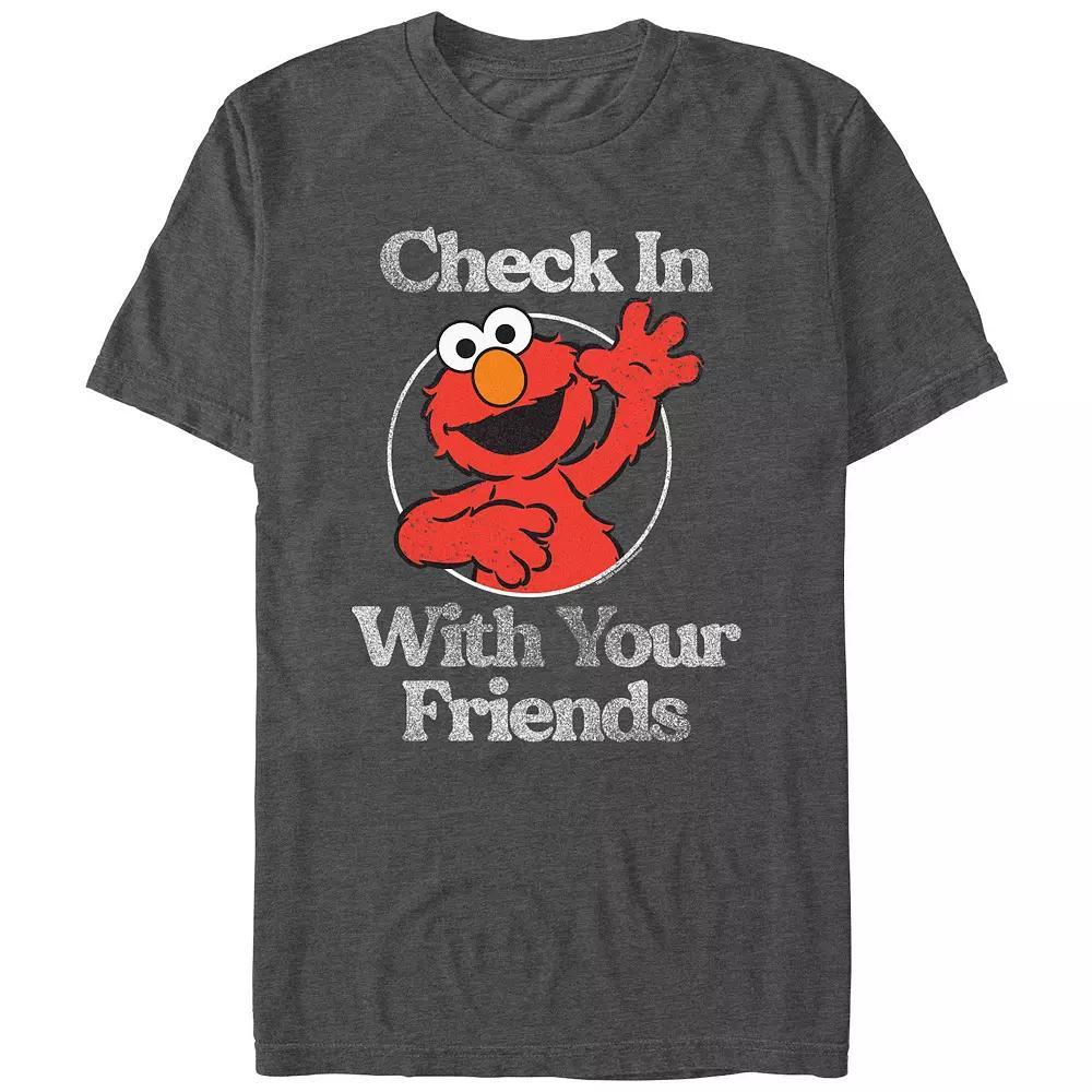 Men's Sesame Street Elmo Stamp Check Product Image