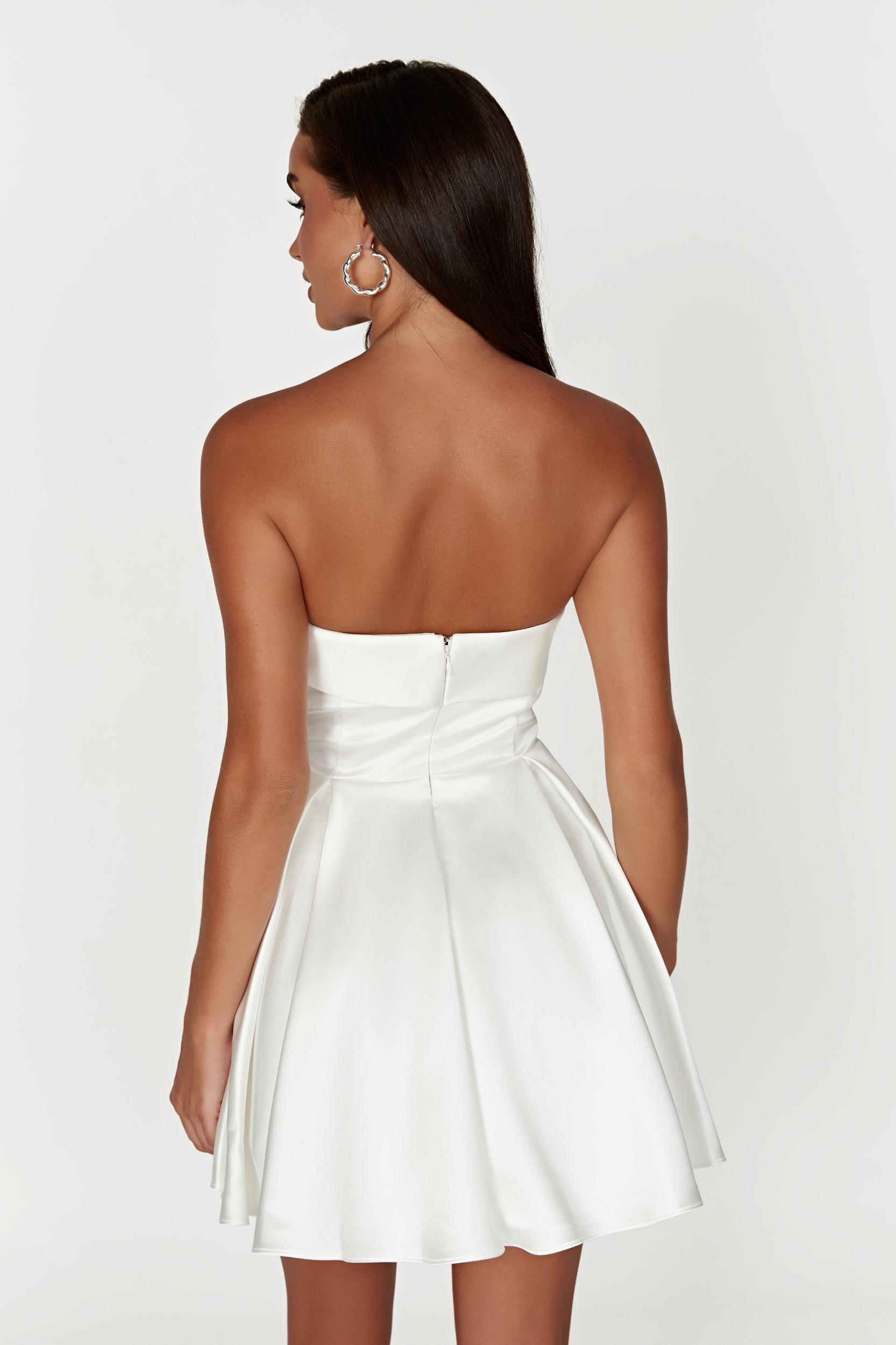 Eileen Mini Dress - White Product Image