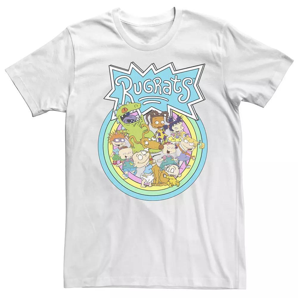 Men's Rugrats Rainbow Group Logo Tee,  Product Image