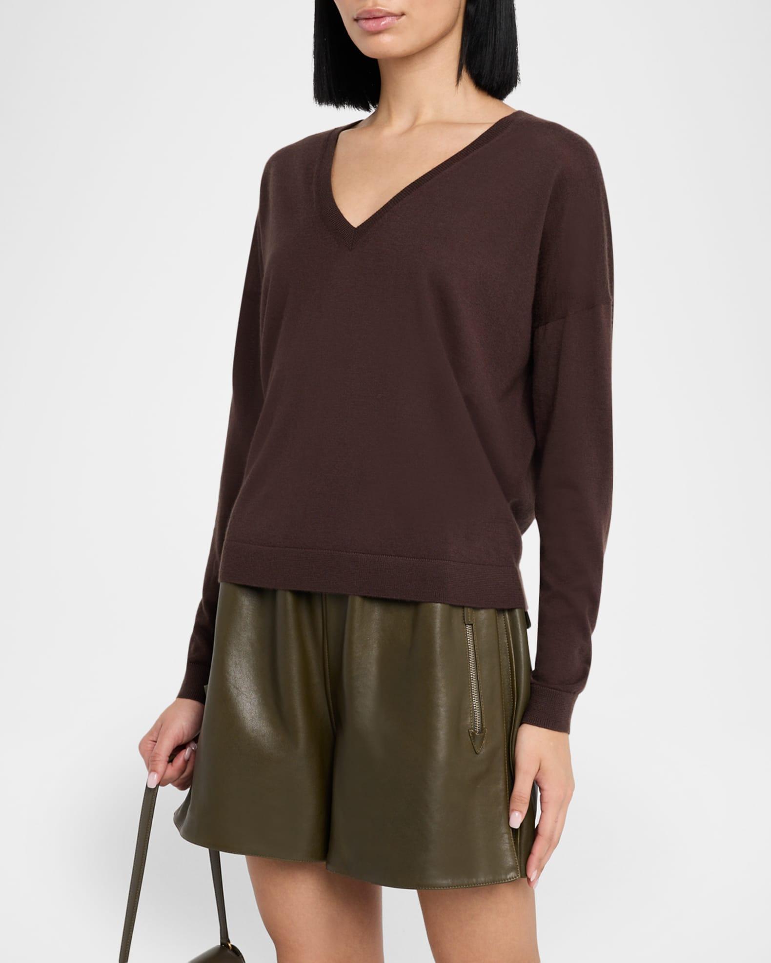 Cashmere V-Neck Pullover Product Image