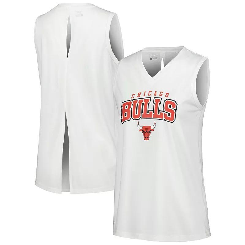 Womens Levelwear Chicago Bulls Paisley Peekaboo Tank Top Product Image