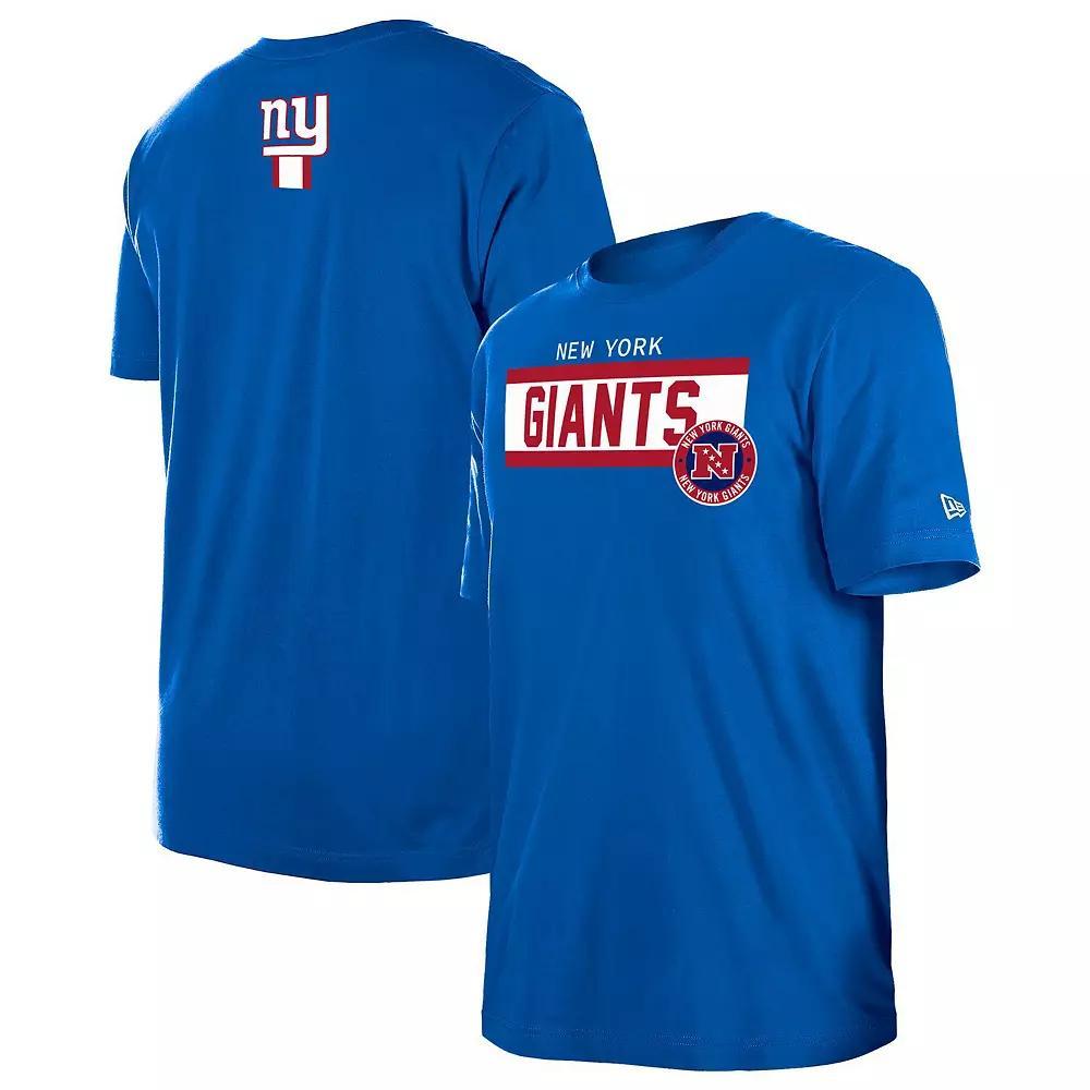 Men's New Era Blue New York Giants 3rd Down Domestic T-Shirt,  Product Image