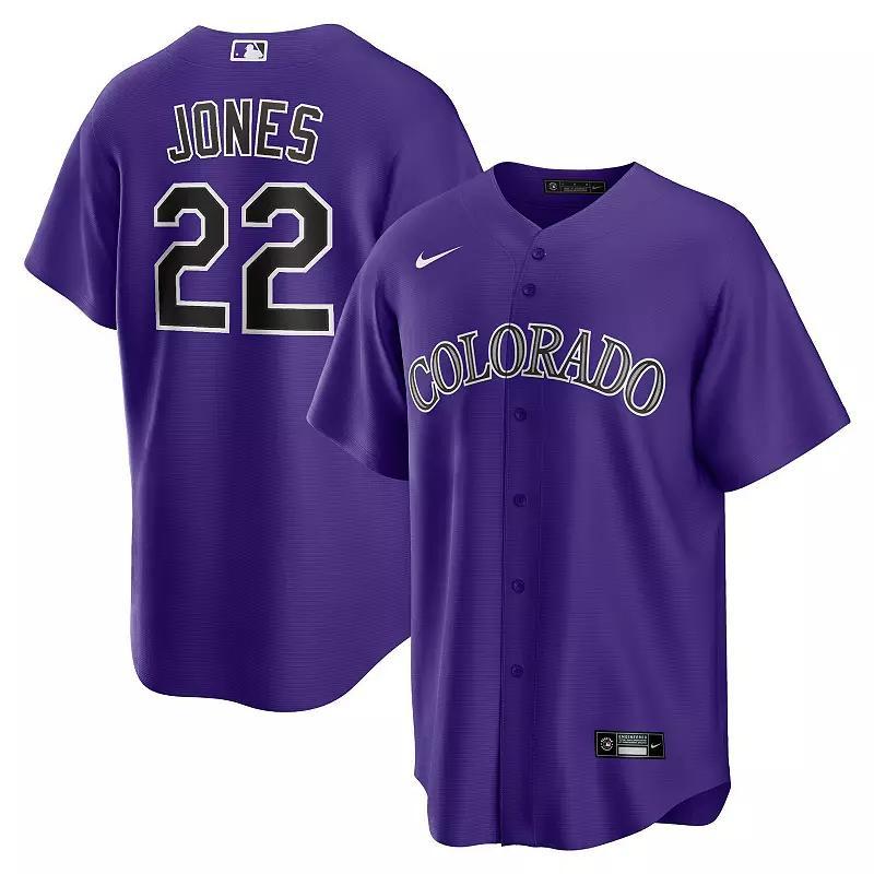 Mens Nike Charlie Blackmon Colorado Rockies Alternate Replica Player Name Jersey Product Image