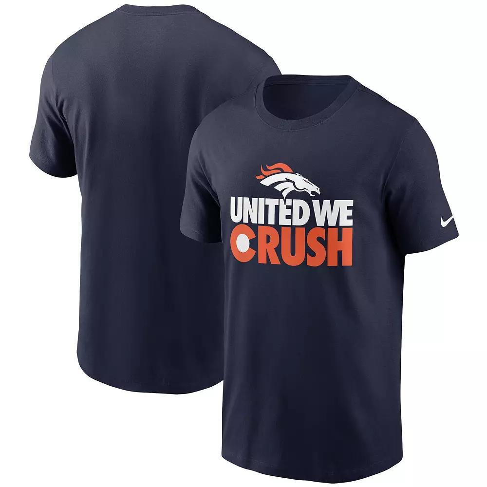 Men's Nike Navy Denver Broncos Hometown Collection Crush T-Shirt,  Product Image