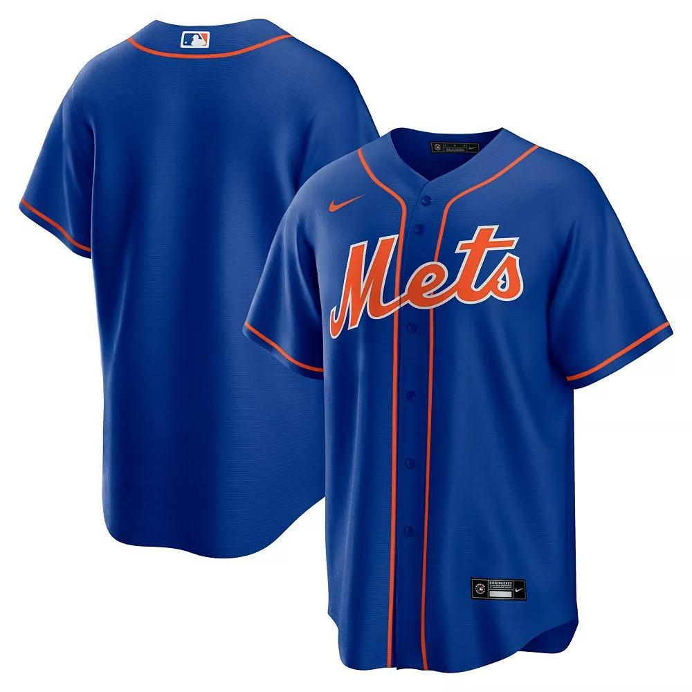 Men's Nike Royal New York Mets Alternate Replica Team Jersey,  Product Image