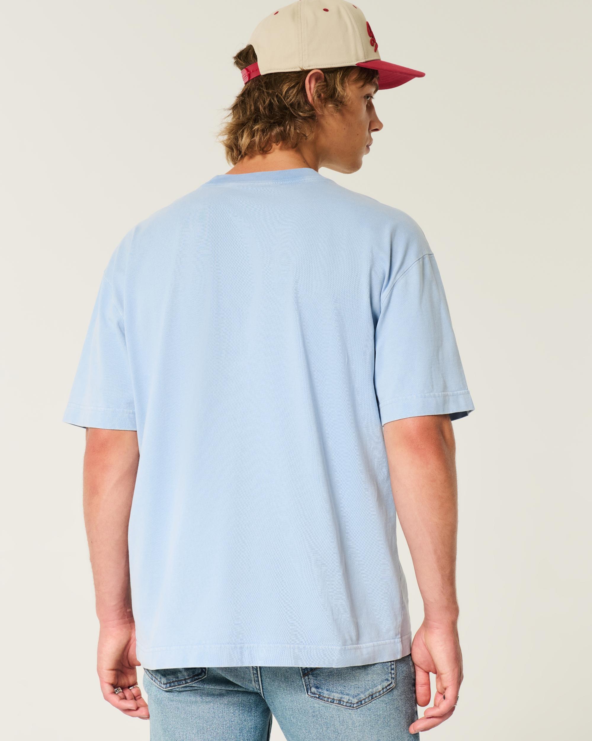 Boxy Heavyweight Camo Crew T-Shirt Product Image