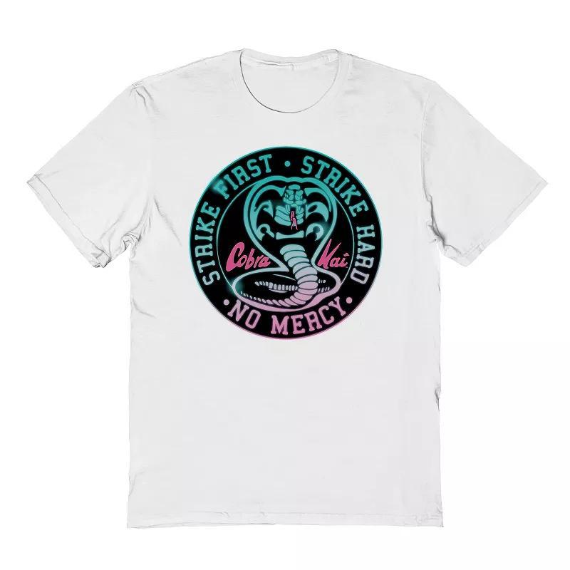 Men's Neon Graphic T-Shirt, Size: Medium, White Product Image