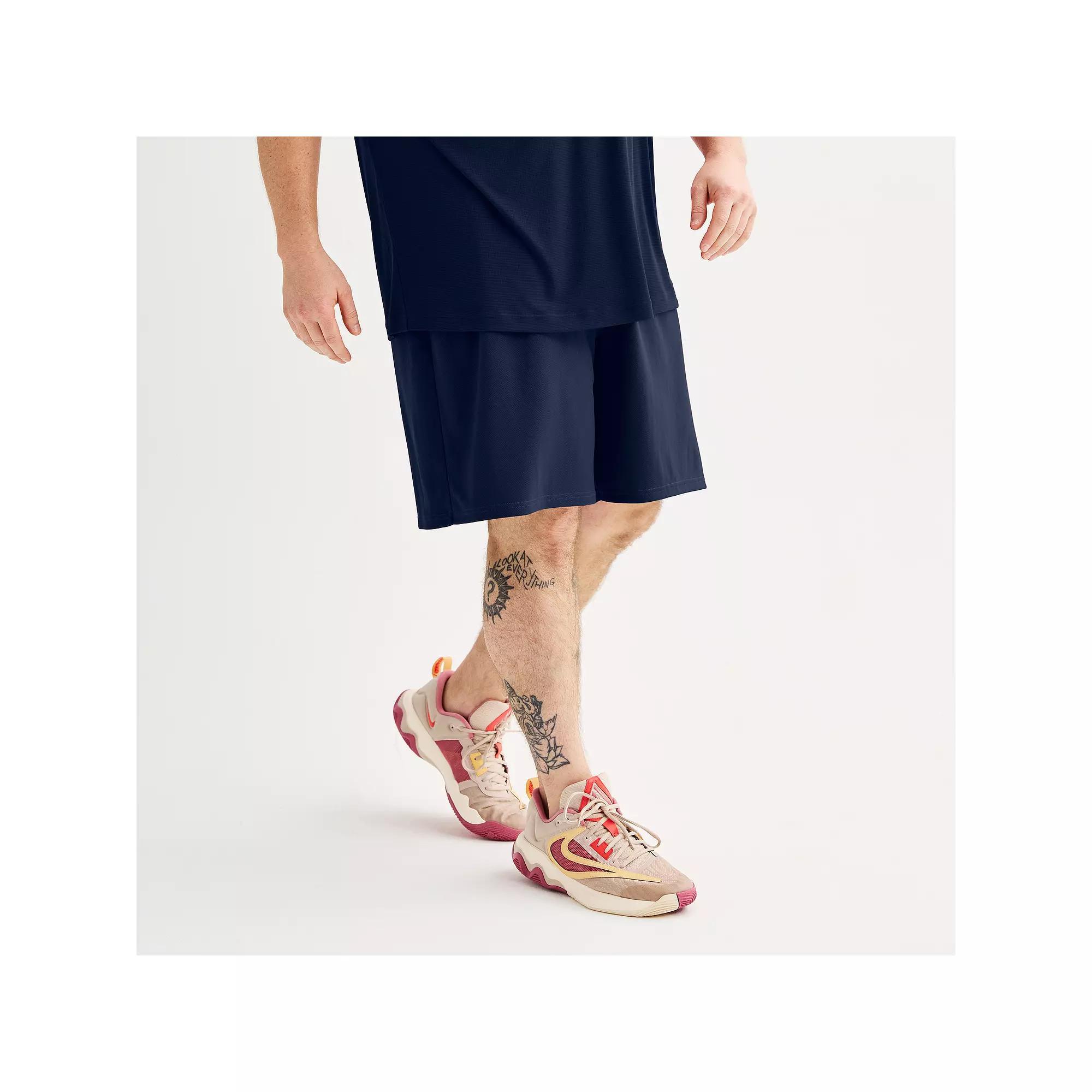 Big & Tall Tek Gear® Mesh Shorts 9", Men's,  Product Image