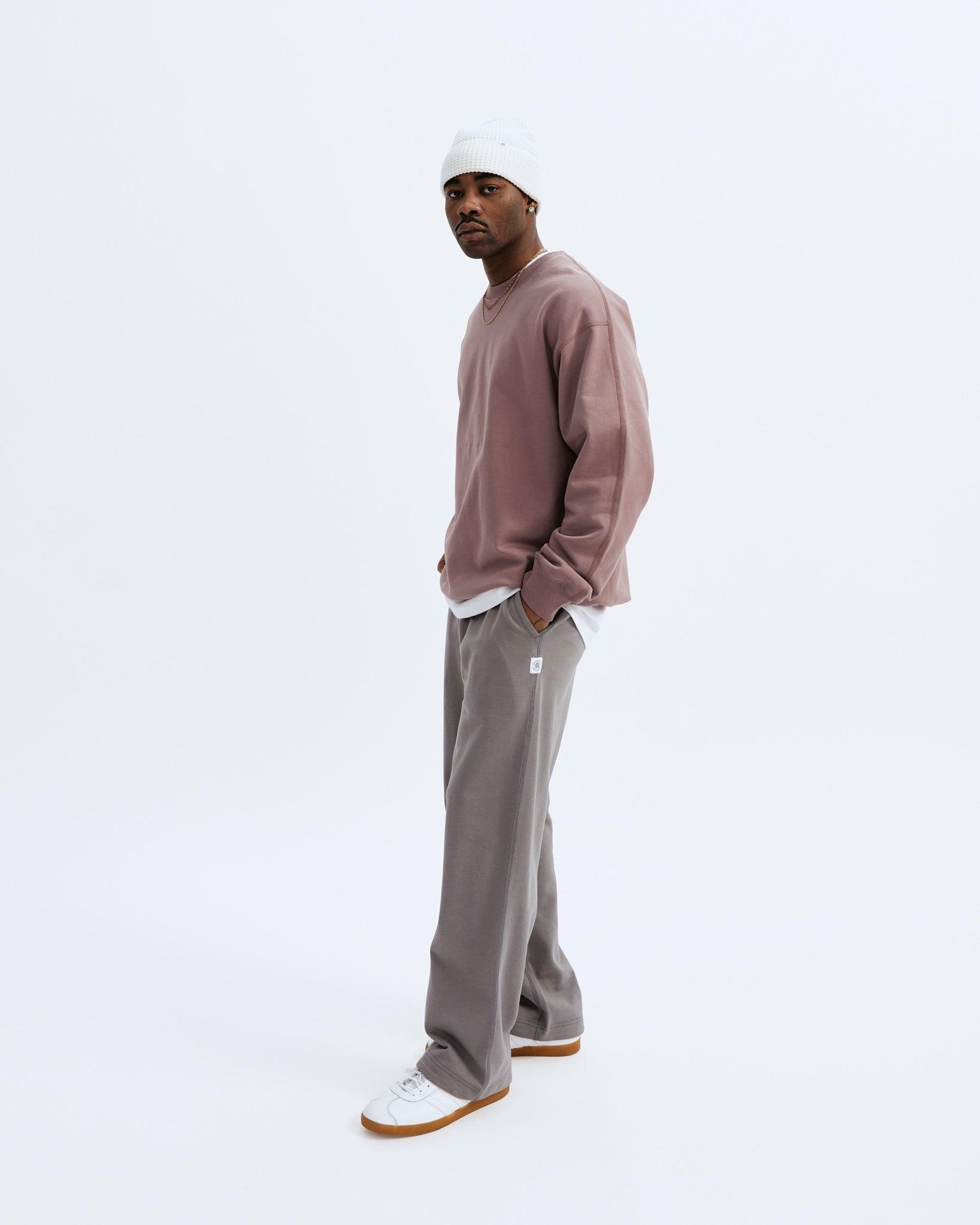 Midweight Terry Relaxed Crewneck - Vault Male Product Image